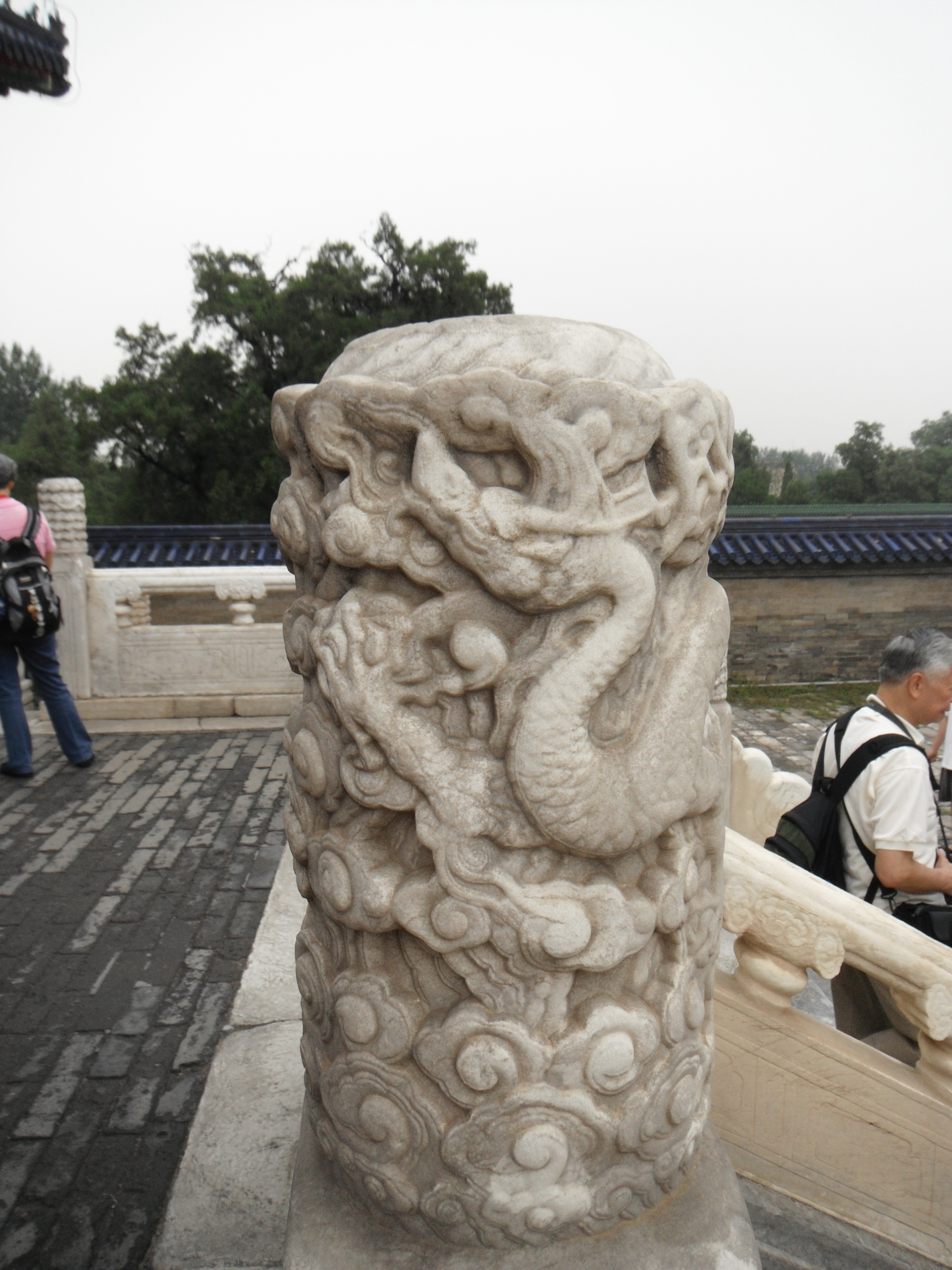 Marble Pillar at Temple of Heaven